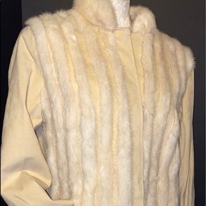 Mink suede jacket womens sizeS/M